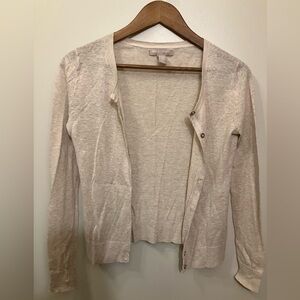 Banana Republic Light Beige Cardigan Sweater